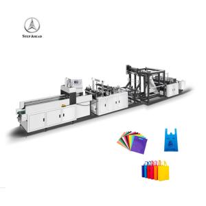China 15KW W Cut Nonwoven Bag Making Machine 120pcs/min on sale