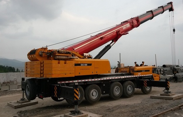 Used Sany Stc500 50 Ton Truck Crane Boom Truck Crane for Sale