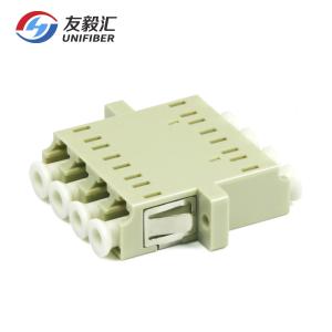 China CATV OM1/OM2 Multimode LC Quad Coupler With Flange wholesale