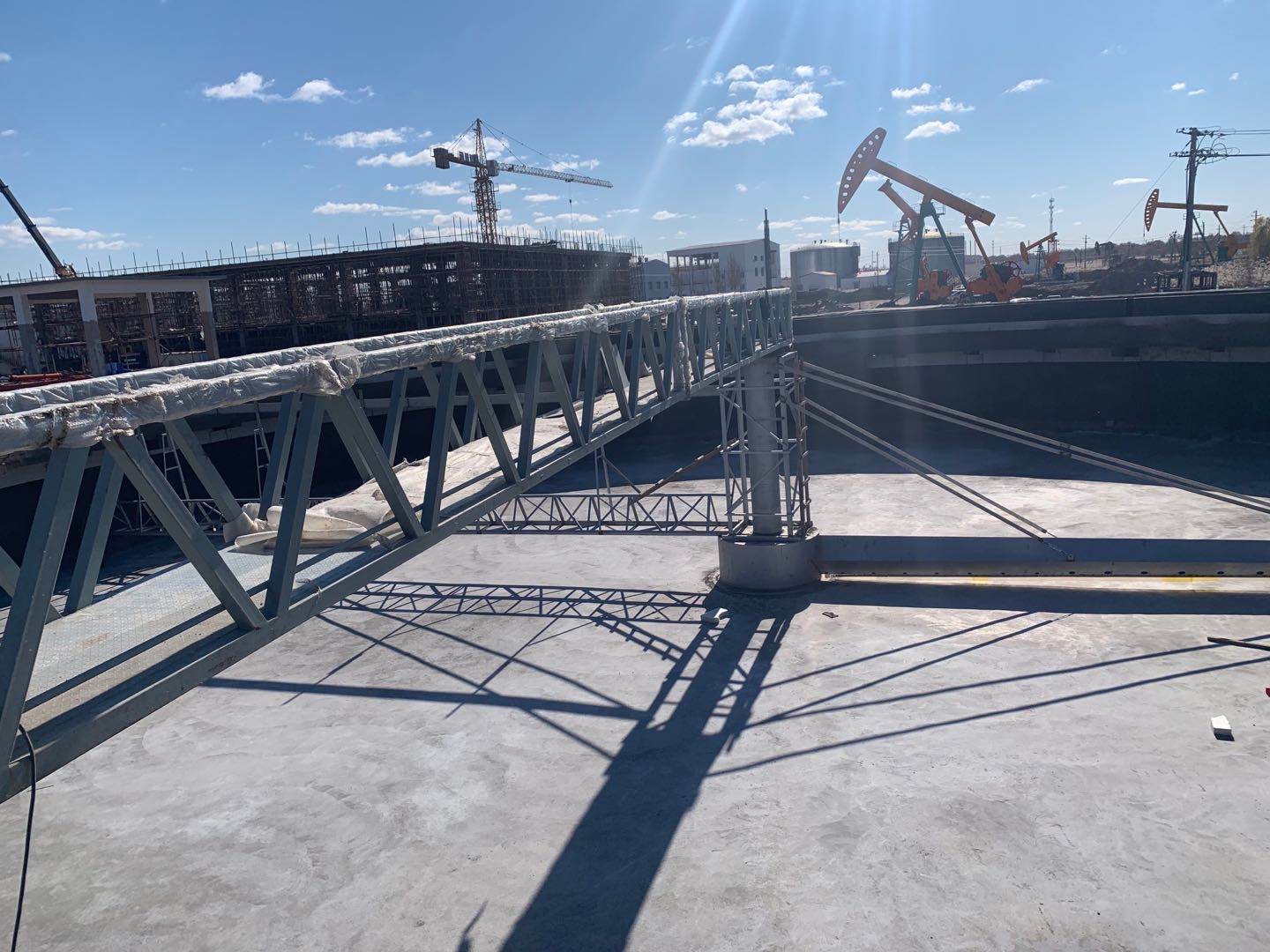 Sewage Treatment Sludge Scraper System Peripheral Transmission