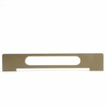 247mm Customized Polished Silver Aluminium Cabinet Handle For Kitchen