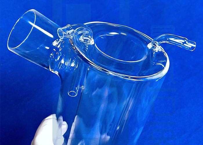 High Purity Quartz 2.2g/Cm3 Science Lab Glassware With Grinding Mouth And Grinding Stopper