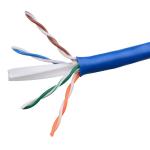 24AWG Bare Copper Network Cable Utp Cat6 Outdoor Anti Freezing Grey / Blue