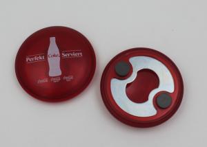 China Customized Round Shape Automatic Magnetic Bottle Opener In Refrigeratory wholesale