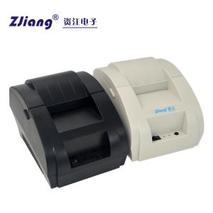 China Black Color 2 Inch Usb Thermal Desktop Printer For Supermarket Bill wholesale