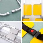 Aluminum Alloy Scoop Stretcher for Sending Fracture Wounded Under Medical