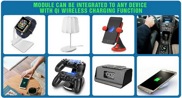 10W Qi Wireless Charging Module PCBA Fast Charge Big Coils