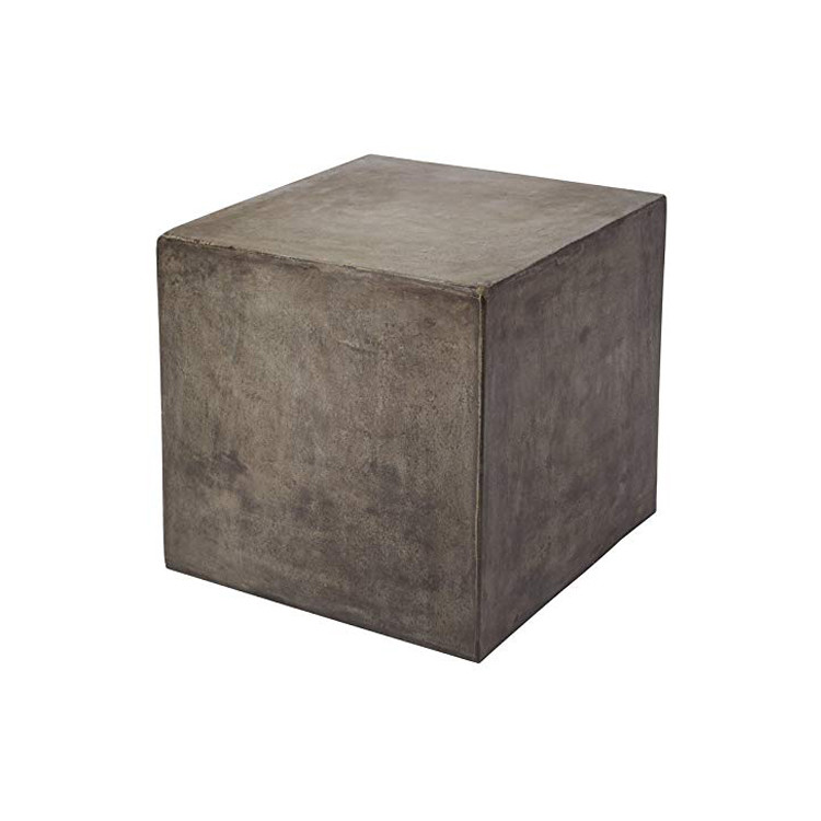 Customized GRC Resin Table Outdoor Concrete Furniture For Patio Garden And Poolside