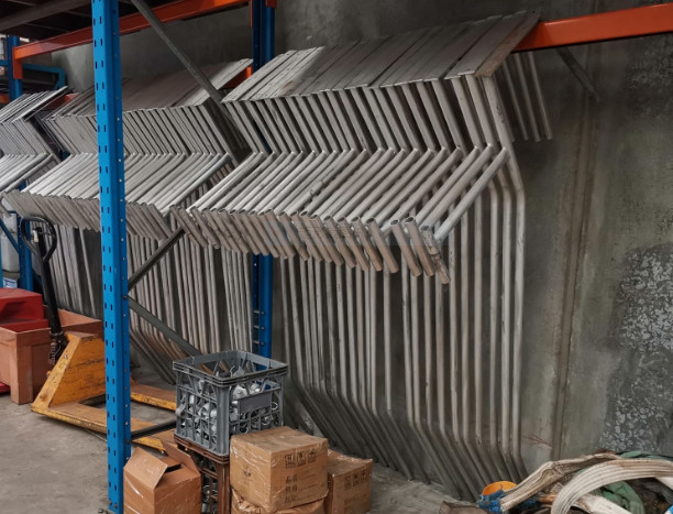 Hot Dipped Galvanized American Temp Construction Fence 7 Ft Height