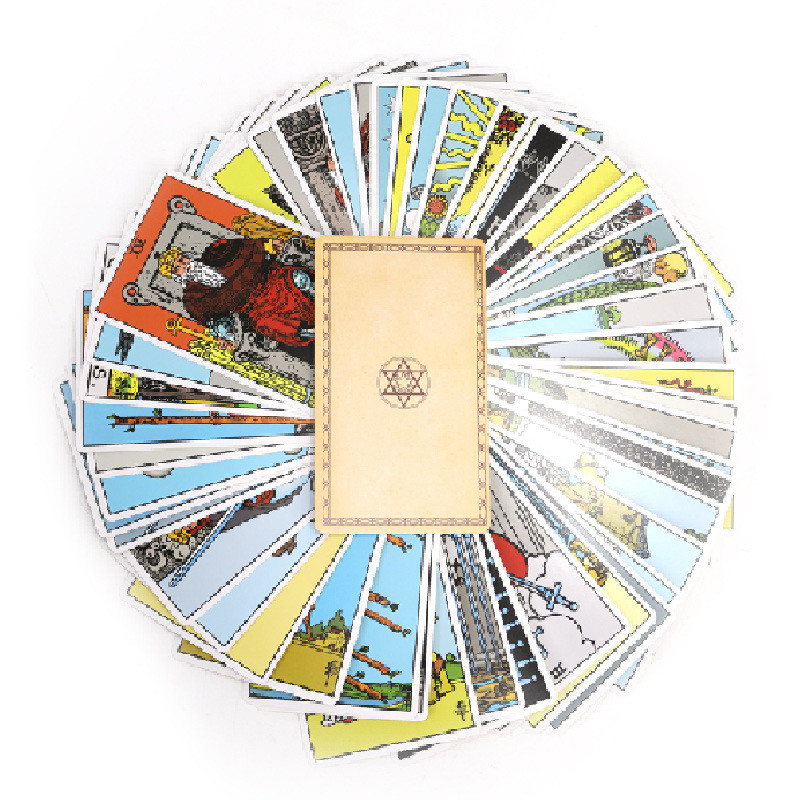 Customizable Printed 78PCS Tarot Game Card With Card Boxes Offset Printing