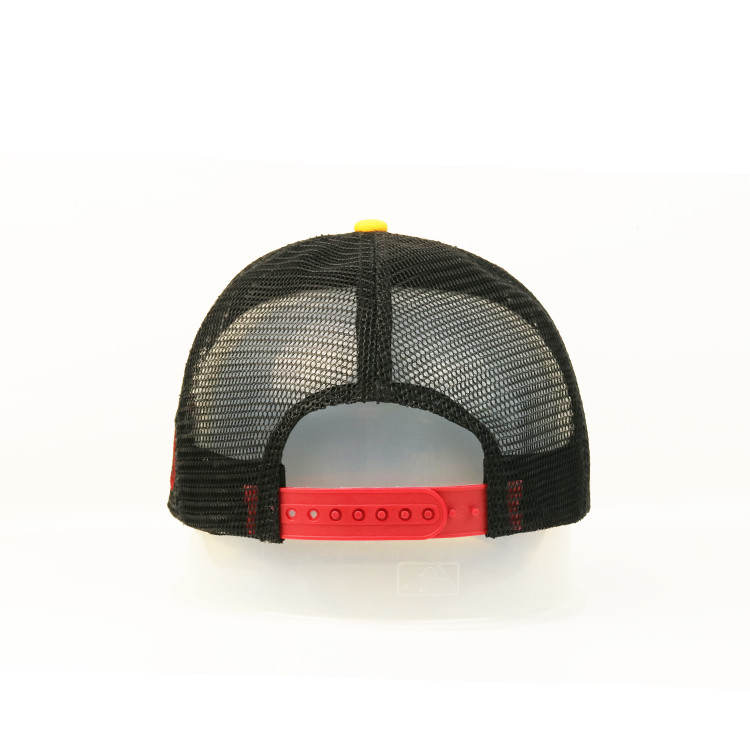 5 Panel Trucker Mesh Embroidery Patch Trucker Hat Cap 100% Cotton Fabric