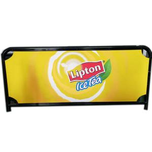 China Custom Printed Cafe Wind Barriers , Restaurant Outdoor Barriers Easy Installation wholesale