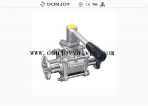 China Pharmaceutical DN25 Non Retention Sanitary Ball Valve wholesale