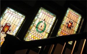 China Triple Glazed 1&quot; Antique Leaded Stained Glass Windows Thickness Patina Victorian wholesale