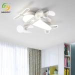 Household Bedroom Ceiling Light Children'S Room Aircraft Fan Light Frequency
