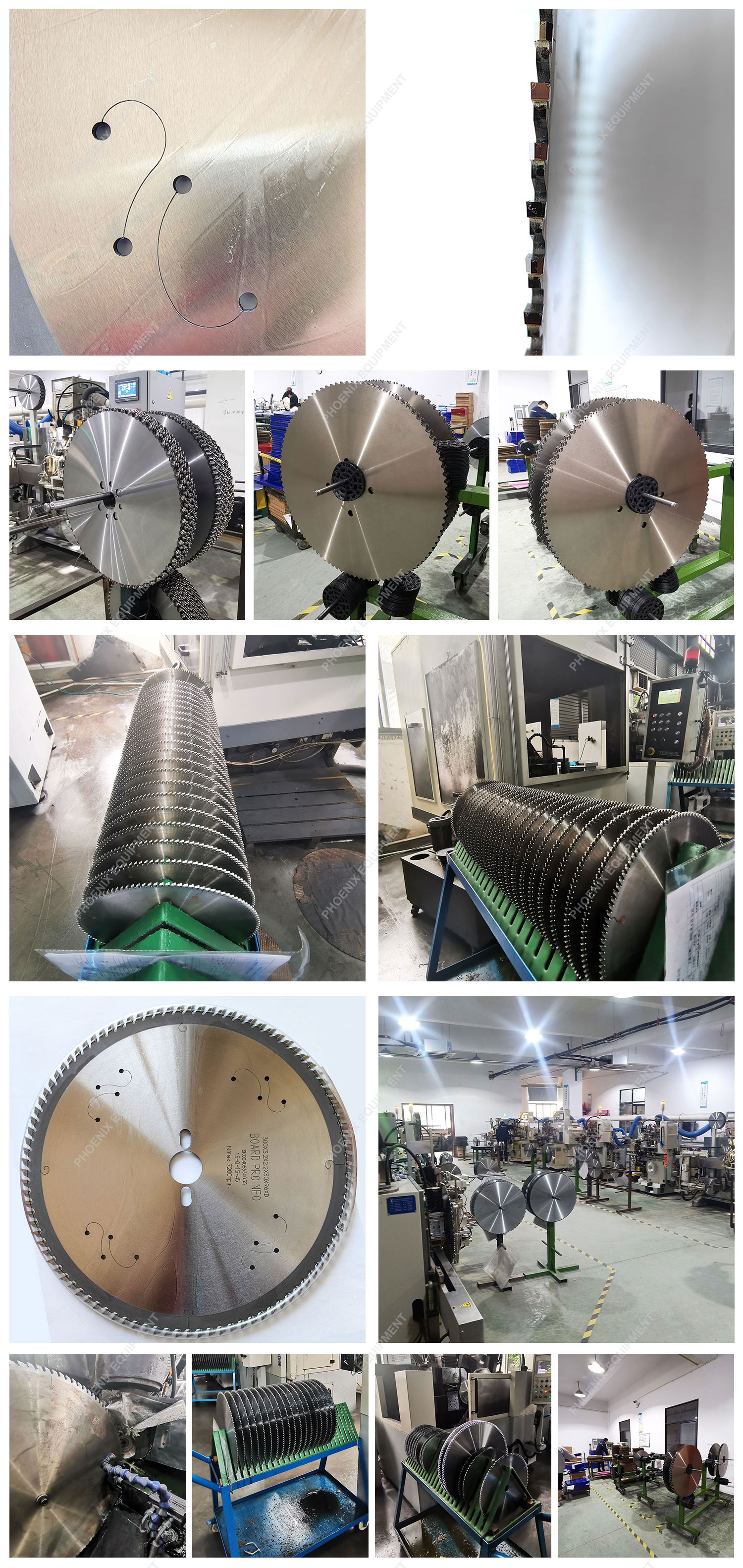 Panel Saw and Cross Cut Saw Machine 96T Woodworking Saw Blade with Flat Tooth Design