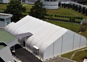 China Aluminum 30x65m Curve Clear Span Tent For Event Sports wholesale