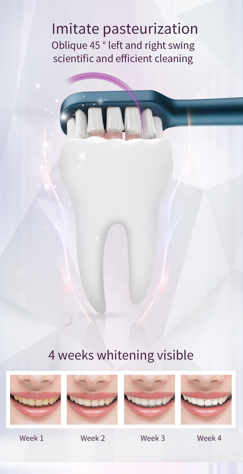 Quality UV Sterilized Oral Care Electric Toothbrush Rechargeable Q13 With Travel Mug