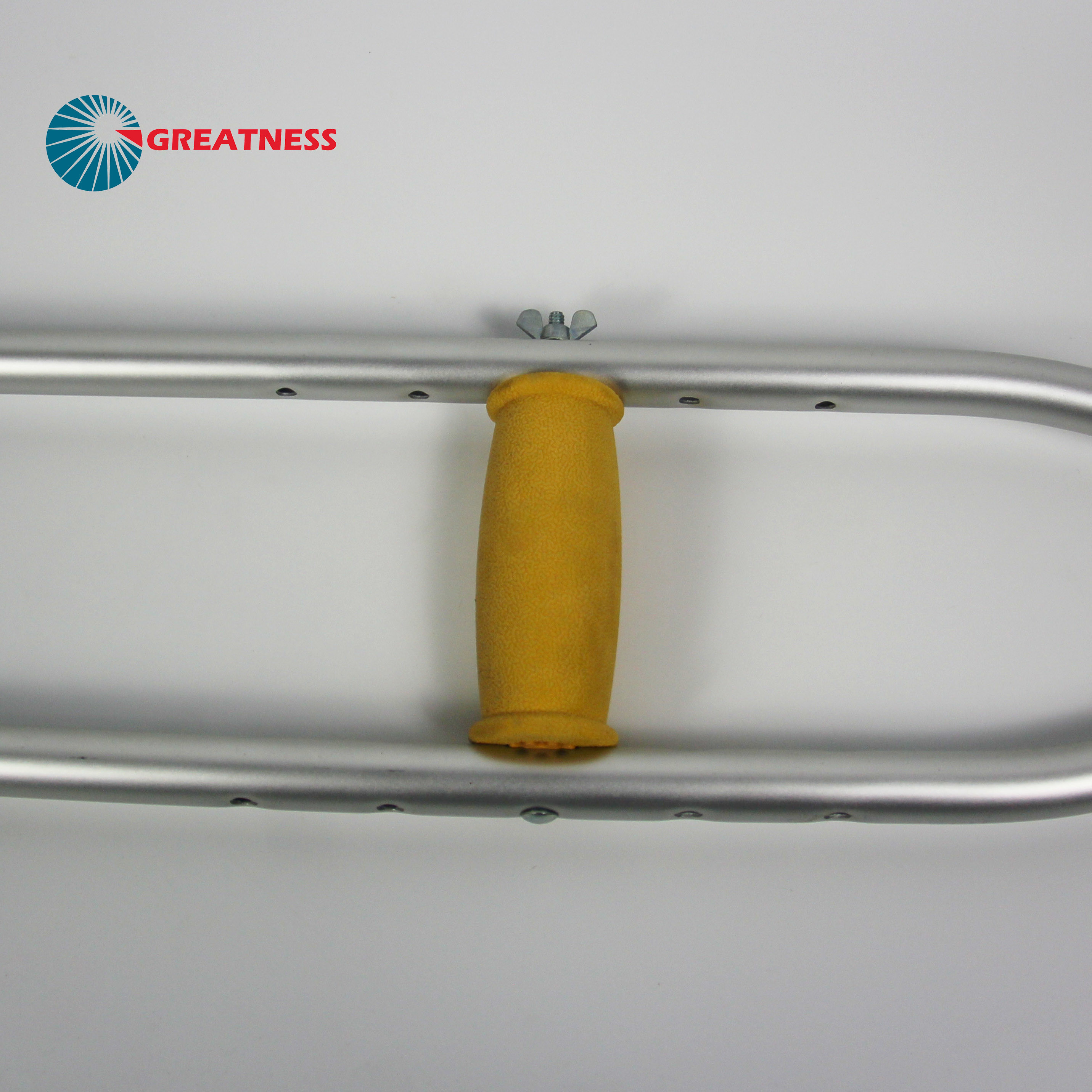 Multi Size Adjustable Aluminum Axillary Crutch Matte Finish