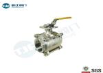 Full Port Industrial Ball Valve , Stainless 304 Direct Mount Threaded Ball Valve