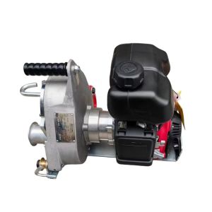 Mini Lightweight Gasoline Hand Winch with 1000kg Capacity and Fast Drum Brake