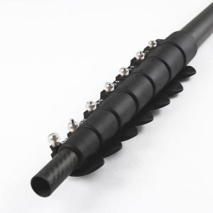 China 3K Carbon Fiber Telescopic Pole Rolled Wrapping CFR Nylon Clamp wholesale