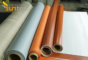China China Manufacturer Thermal Insulation Silicone Coated Fiberglass Cloth welding blanket wholesale