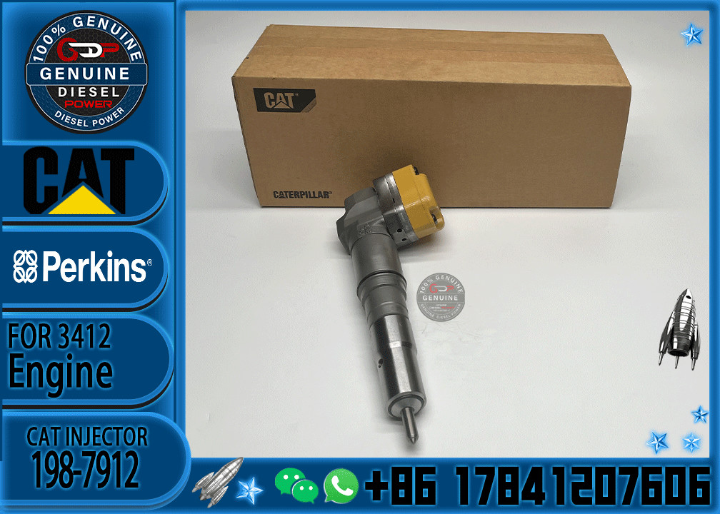 3412E engine parts 209-1995 2091995 206-1217 2061217 FUEL INJECTOR 198-7912 1987912 232-1183 2321183 for D9R