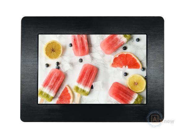 Low Fanless Capacitive Industrial Touch Panel PC IP65 Waterproof Anti Vandalism