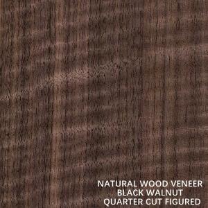 China American Natural Walnut Wood Veneer Quarter Cut Straight Figured For High Class Furniture Making Fsc China Manufacturer wholesale