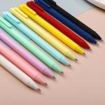 Minimalist Office Creative Gel Ink Pen Macaron Press Pen Sweet Colors Gift Gel