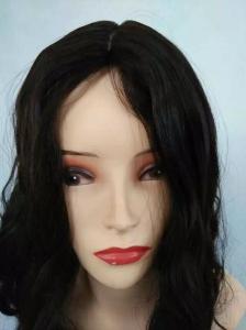 China 12 Inches High Quality Natural Color Brazilian Virgin Human Hair Jewish Wigs with Multi- Directional wholesale