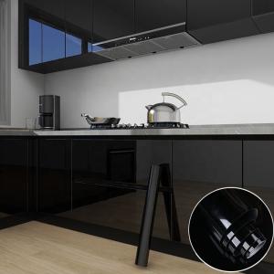 China PET Kitchen Waterproof Wall Sticker Silver Grey Anti Oil Wallpaper For Kitchen wholesale