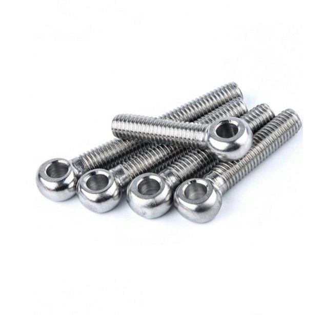 DIN444 Stainless Steel Eye Bolt Carbon Steel Zinc Plated or Galvanized Metric Thread Eye Bolt