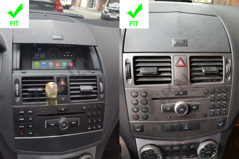 Android10 PX5 Mercedes Benz Radio For C200 C180 W204 2007 To 2010