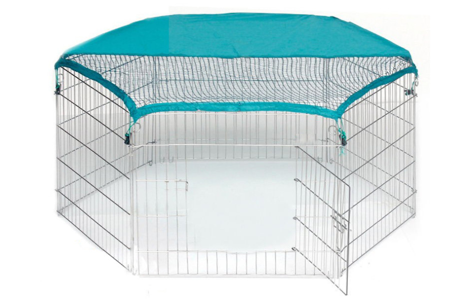 63x60 CM x 8pcs Wire Mesh Small Size Dog Kennel with Shelter or w/o Shelter,Pet Cages,Carriers & Houses,Welded Mesh