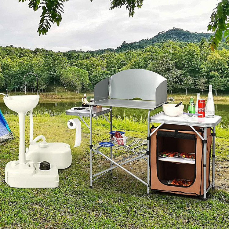 Foldable Portable Table for Outdoor Garden Backyard Patio Villa Party Event Banquet