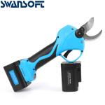 32mm 4ah electric pruning shears for trees cordless hand operated pruner with