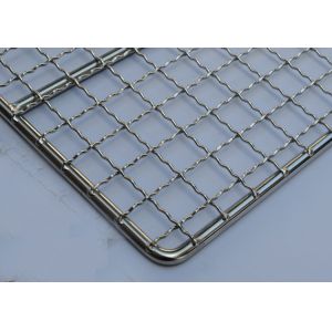 304 GRADE FDA Stainless Steel Mesh Tray For Food