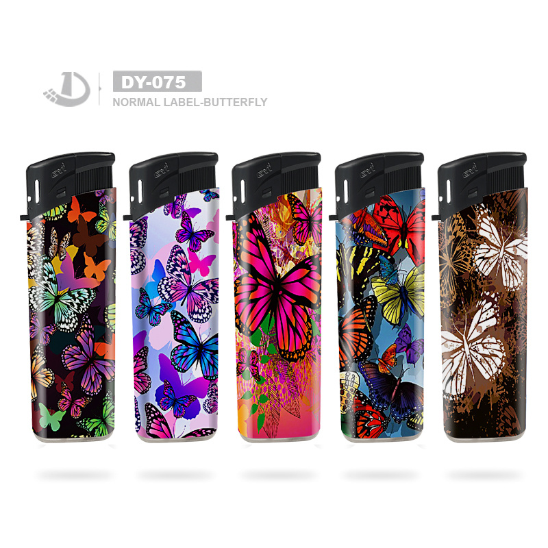 Cheapest Windproof Electric Lighter LED Disposable Cigarette Lighter