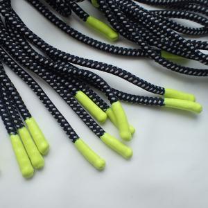China Shiny Silicone Ends Polyester Fibers 90cm Braided Silk Cord wholesale