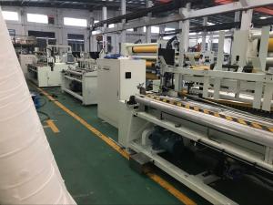 China Nonwoven Slitting Jumbo Roll Toilet Roll Making Machine on sale