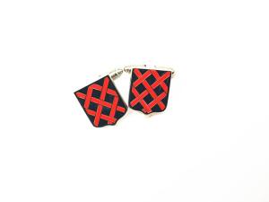 China Fashion Mens Gold Cufflinks / Mens Silver Cufflinks Customized Size For Gift wholesale