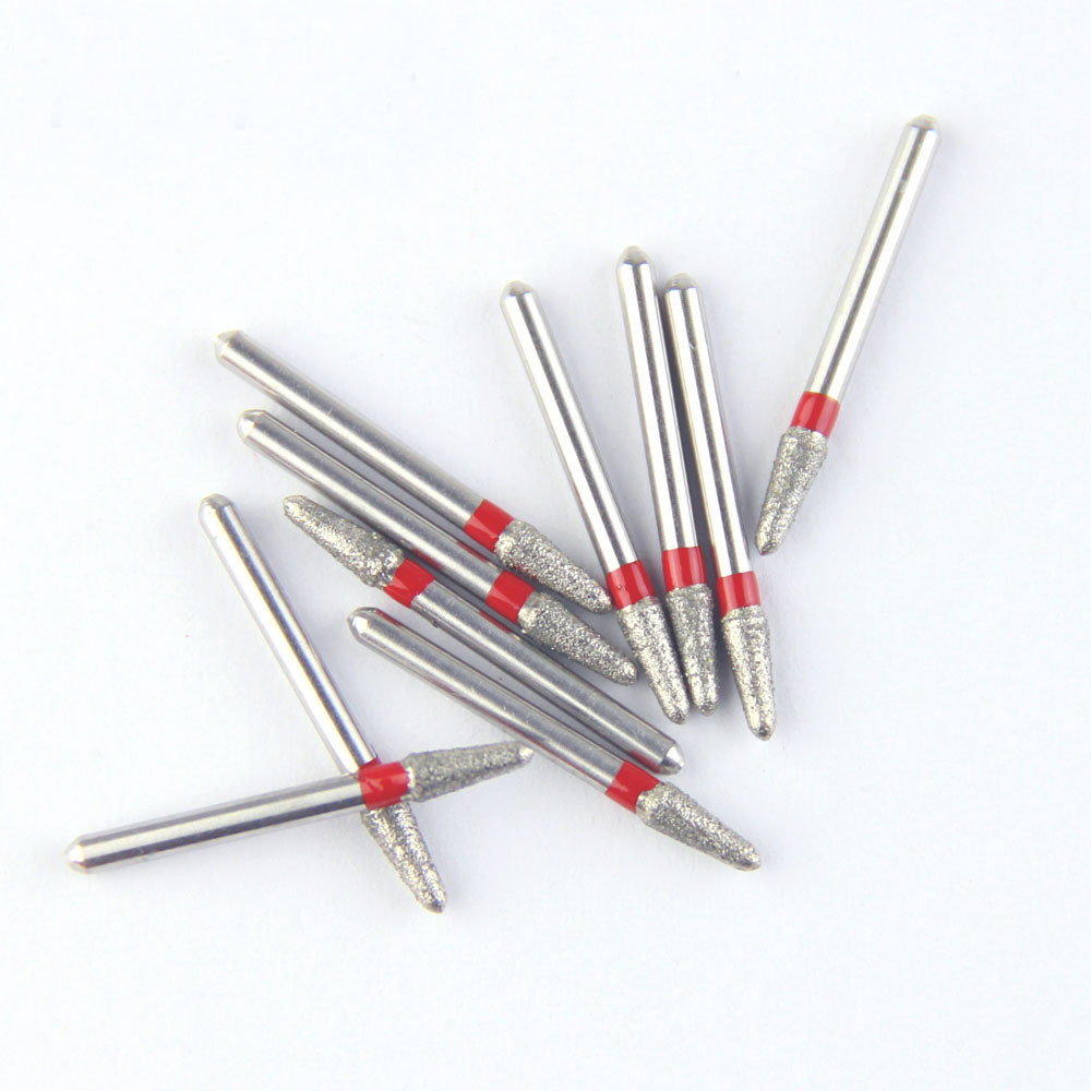 Dental Diamond Polishing Fine Burs 1.595mm Shank High Speed Negotiable Package
