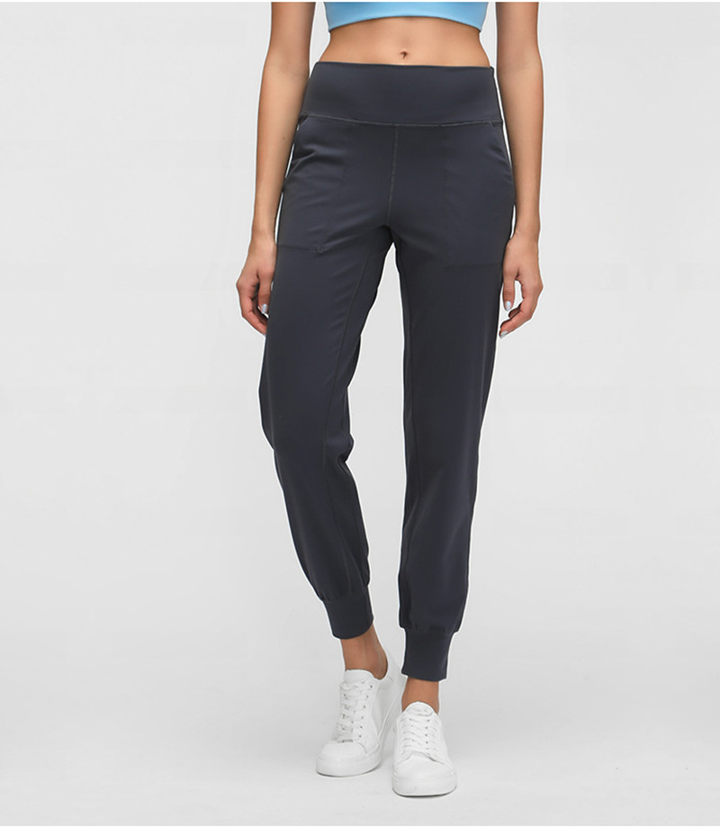 Side Pocket Women's Loose Jogger Pants Athletic Breathable Running Sweatpants