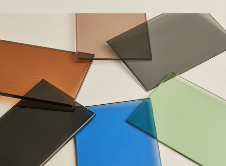 Colored/Green-F Clear/Low-E Tinted Glass with Modern Type