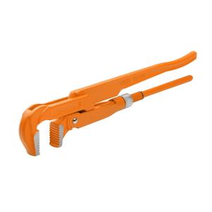 China Drop Forged Bent Nose Pipe Wrench 60mm 90deg ODM wholesale