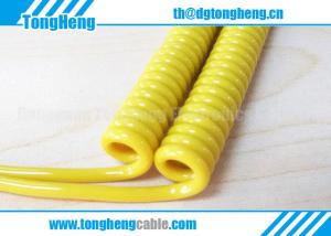 China High Temperature Resistant Dupont TPE-E Insulated Customized Curly Cable wholesale