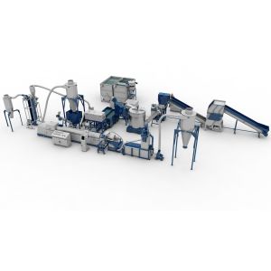 WASTE PLASTIC RECYCLING, RECYCLING MACHINE, PLASTIC CRUSHER, WASTED PLASTIC