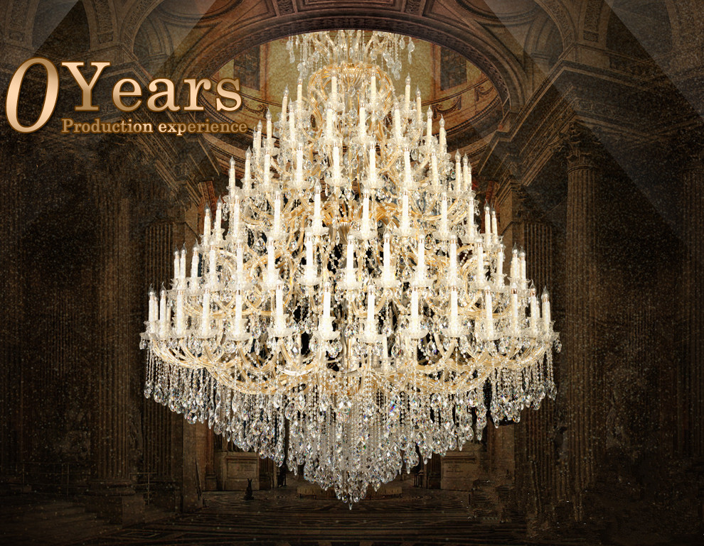 Extra large crystal chandeliers for Hotel Project Lighting (WH-CY-142)